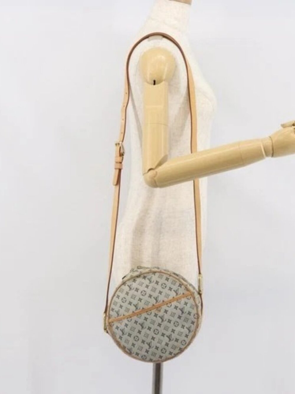 LOUIS VUITTON Monogram Mini Jeanne GM Shoulder Bag Blue M92000 LV Auth BA9672 - Picture 14 of 16